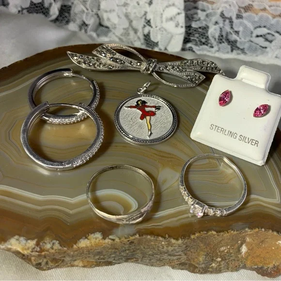 Sterling Silver Lot of 6 PC Vintage To Now
